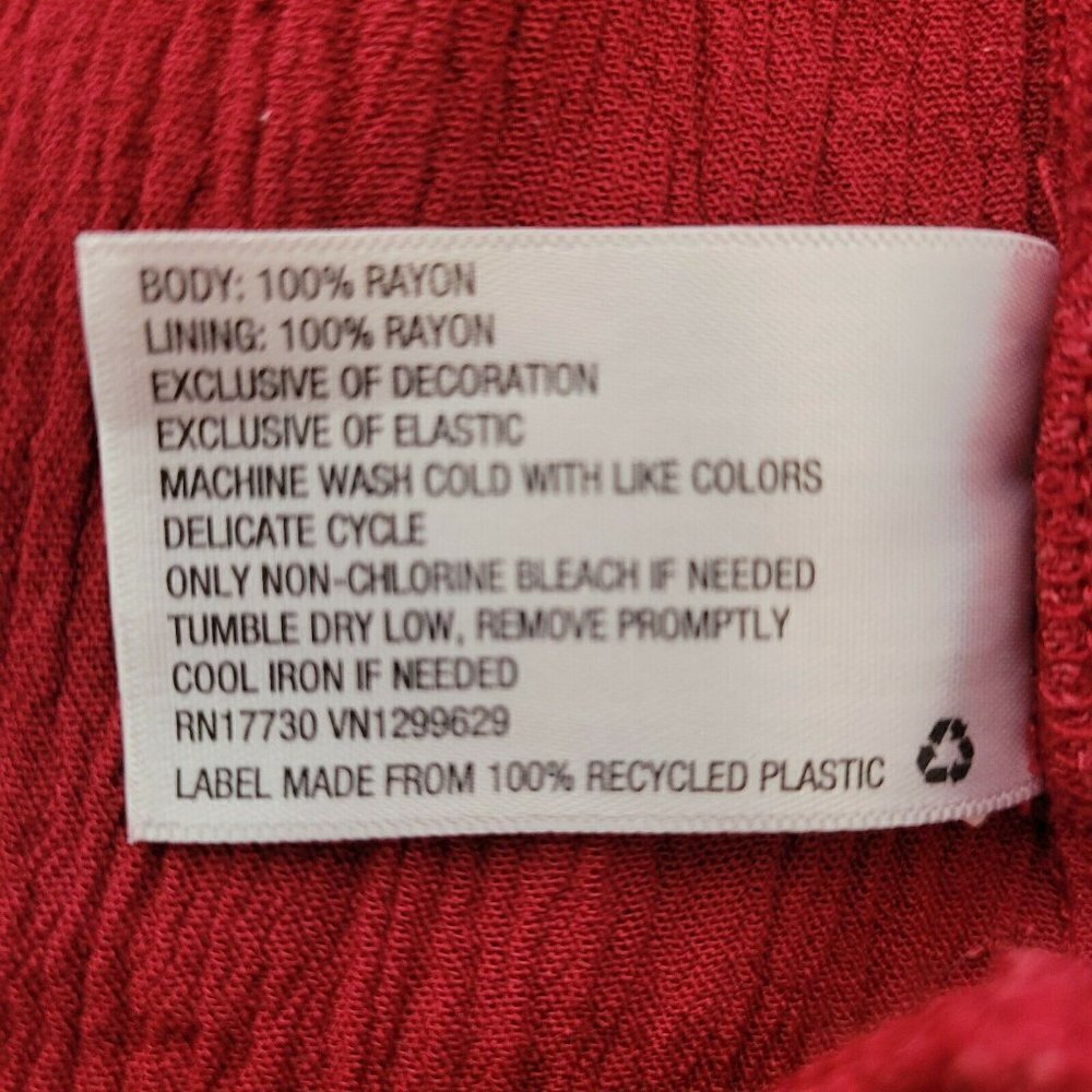 Knox Rose Red Tie-Neck Boho Style Embroidered Maxi Dress Size Small - Picture 9 of 10